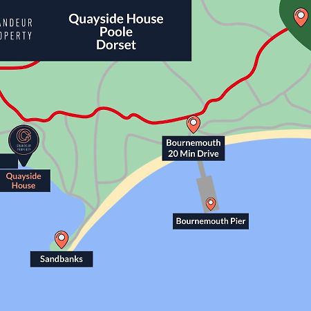 Stunning & Classy 2Bed House, Poole, Parking Kültér fotó